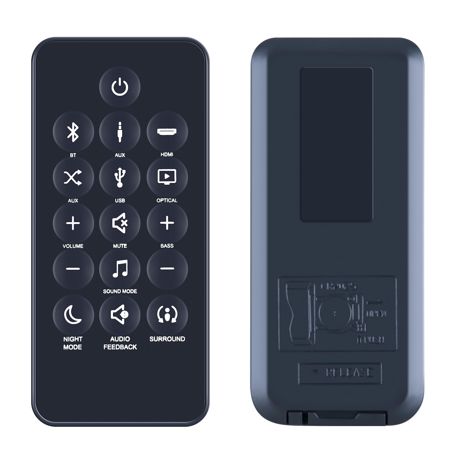 ★JBL BAR STUDIO サウンドバー　　　　　リモコン付 Amazon.com: PZL BT-0520 Remote Control for JBL Bar Studio 2.0